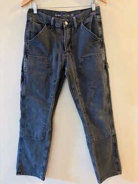 Old Navy Men's Washed Black Slim Straight Utility Jeans, Sz 30.